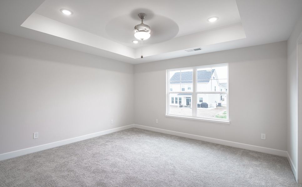 Representative unfurnished interior of a home built from the The McKee Manor by Cothran Homes in Holly Ridge, Greenville (Image 43). Representative unfurnished interior of a home built from the The McKee Manor by Cothran Homes in Holly Ridge, Greenville (Image 43).