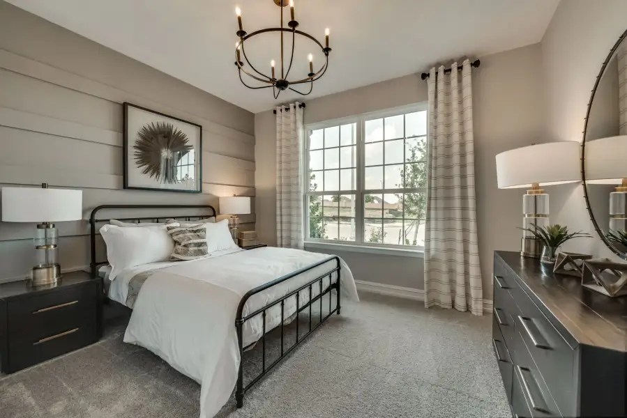 Representative furnished interior of a home built from the Chilton by Pulte Homes in Spring Branch Preserve, Montgomery (Image 8).