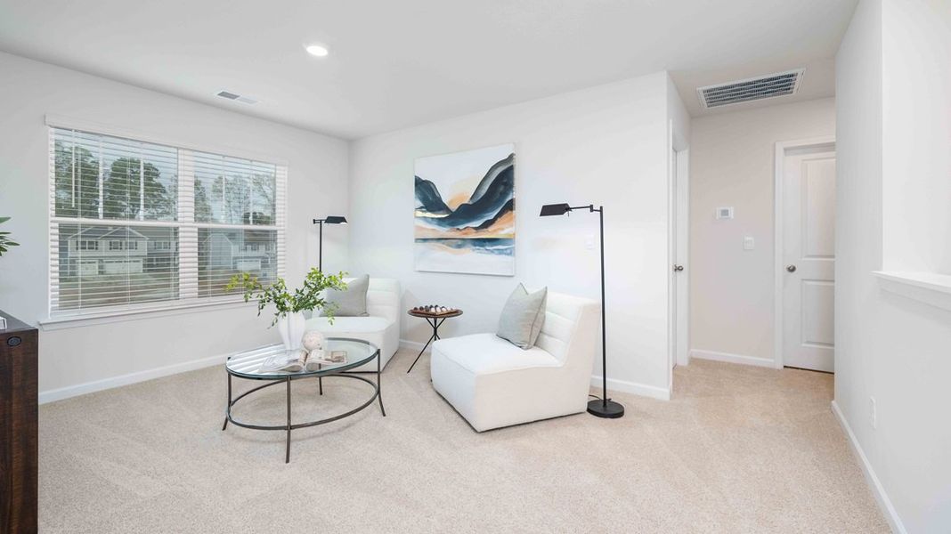 Furnished interior view inside a new home in The Hamptons at Hickory, Hickory (Image 29).