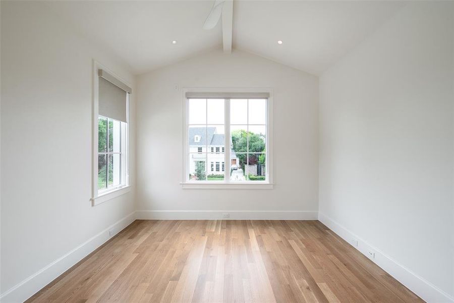 Ensuite bedroom with walk-in closet