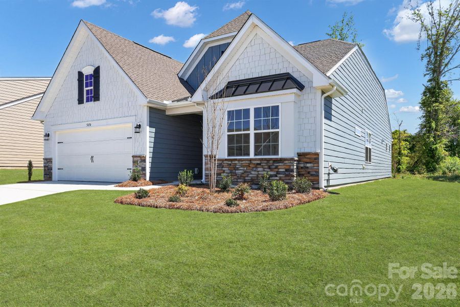 Front exterior of a new home in Roselyn, Lancaster, SC, highlighting curb appeal (Image 17).