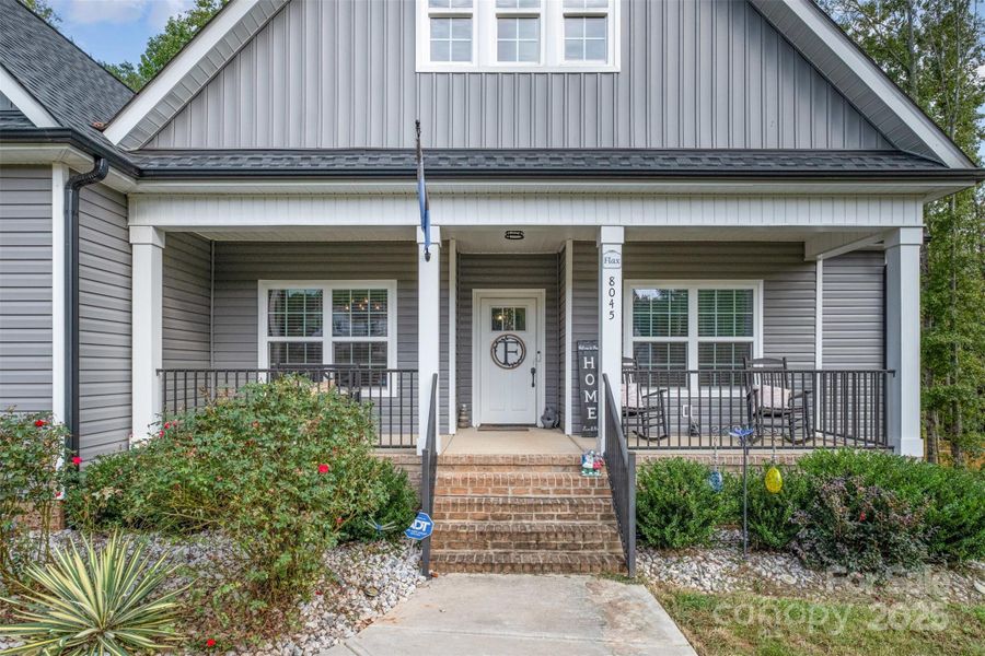 Front exterior of a new home in , Clover, SC, highlighting curb appeal (Image 24).
