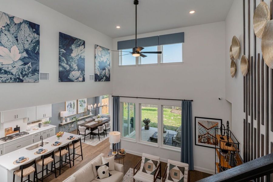 Furnished interior view inside a new home in Lexington Frisco, Frisco (Image 16).