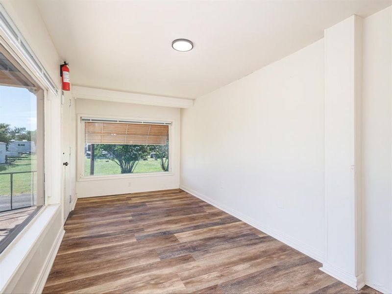 Den or sunroom