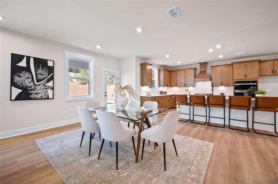 Furnished interior view inside a new home in The Paddocks at Doc Hughes, Buford (Image 40).