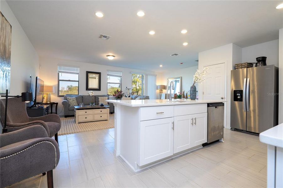 Furnished interior view inside a new home in , St. Cloud (Image 17). Furnished interior view inside a new home in , St. Cloud (Image 17).
