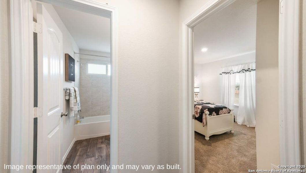 Furnished interior view inside a new home in Riverstone at Westpointe, San Antonio (Image 23). Furnished interior view inside a new home in Riverstone at Westpointe, San Antonio (Image 23).