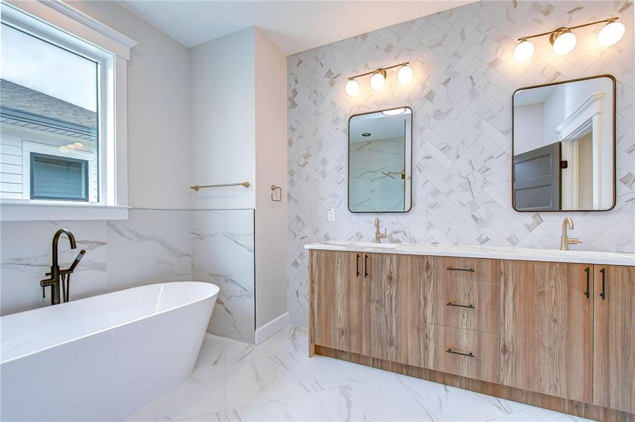 Furnished interior view inside a new home in , Tampa (Image 18).