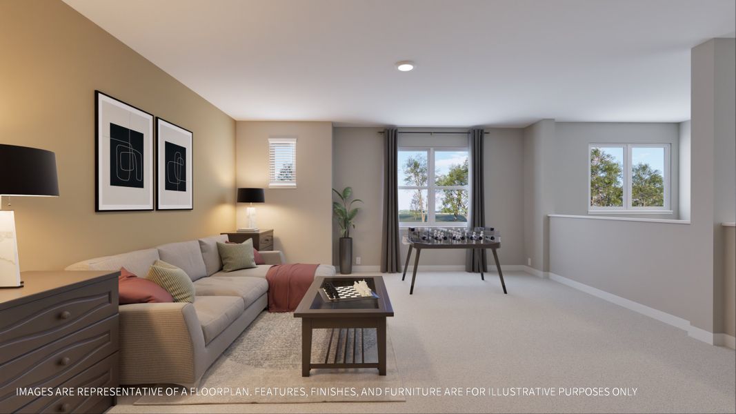 Furnished interior view inside a new home in Sunterra 40, Katy (Image 24). Furnished interior view inside a new home in Sunterra 40, Katy (Image 24).