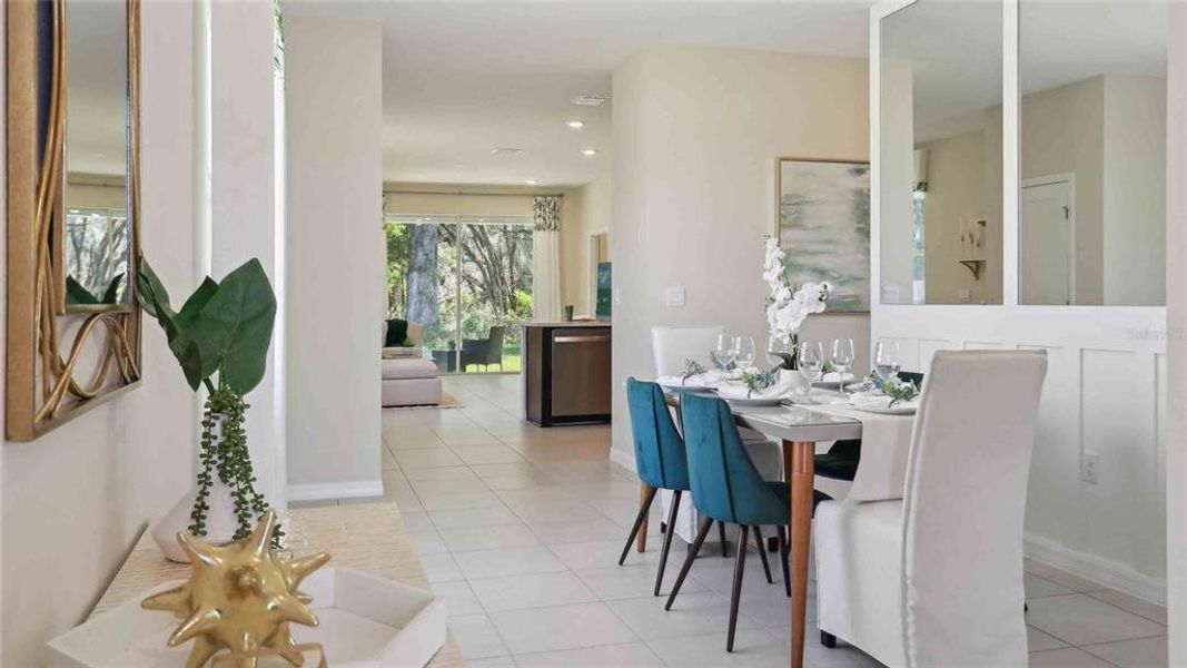 Furnished interior view inside a new home in Twisted Oaks, Wildwood (Image 12).