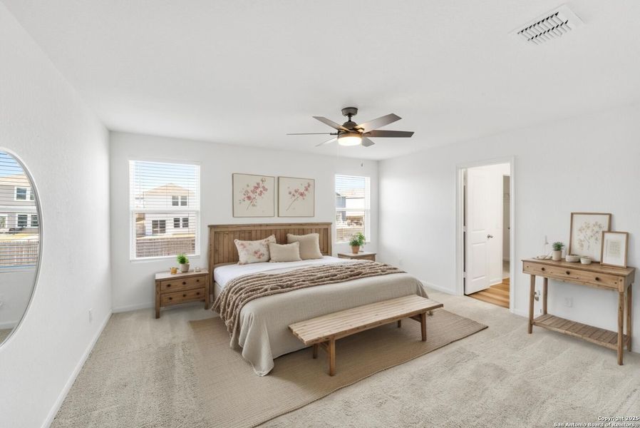 Furnished interior view inside a new home in Liberte, Converse (Image 7). Furnished interior view inside a new home in Liberte, Converse (Image 7).