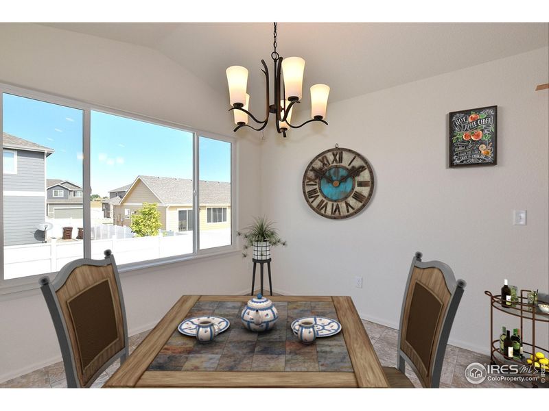 Furnished interior view inside a new home in , Johnstown (Image 10).