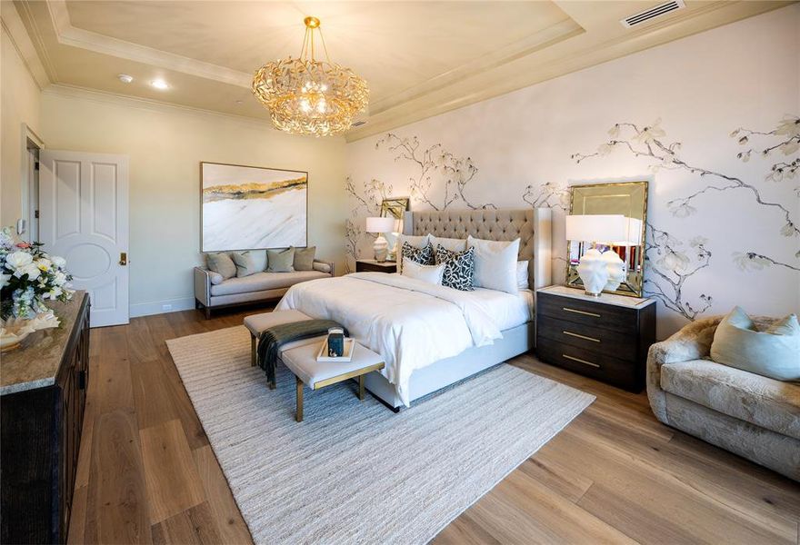 Furnished interior view inside a new home in , Southlake (Image 27).