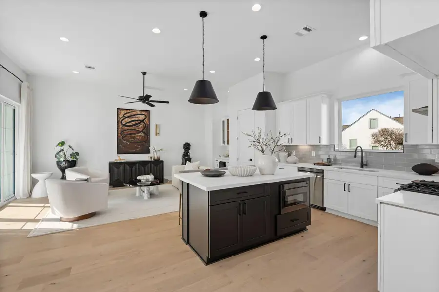 Furnished interior view inside a new home in , Houston (Image 7).