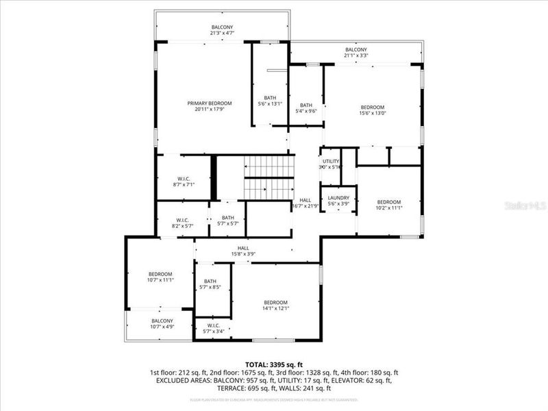 2D floor plan layout of this home in , Englewood, FL (Image 59).