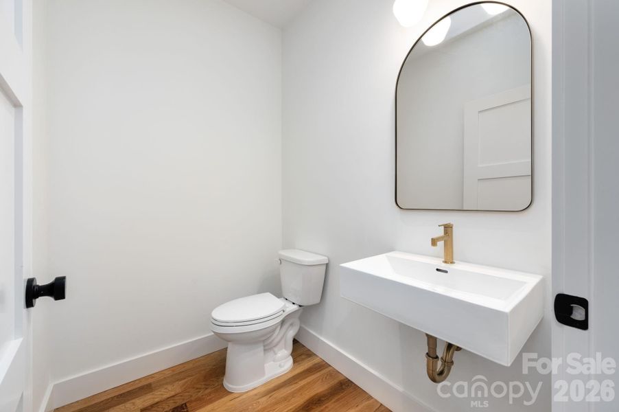 Powder Room On Main Level