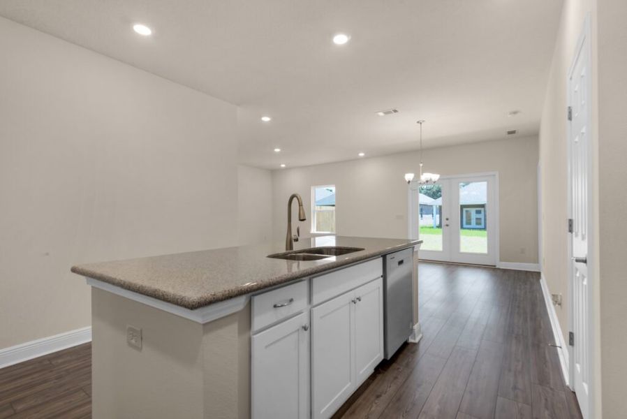 Representative furnished interior of a home built from the Denham by Holiday Builders in Mahogany At Jubilee, Milton (Image 6).