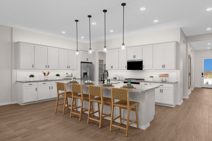 Representative furnished interior of a home built from the Flint by Mattamy Homes in Bella Vista Farms, Queen Creek (Image 6).