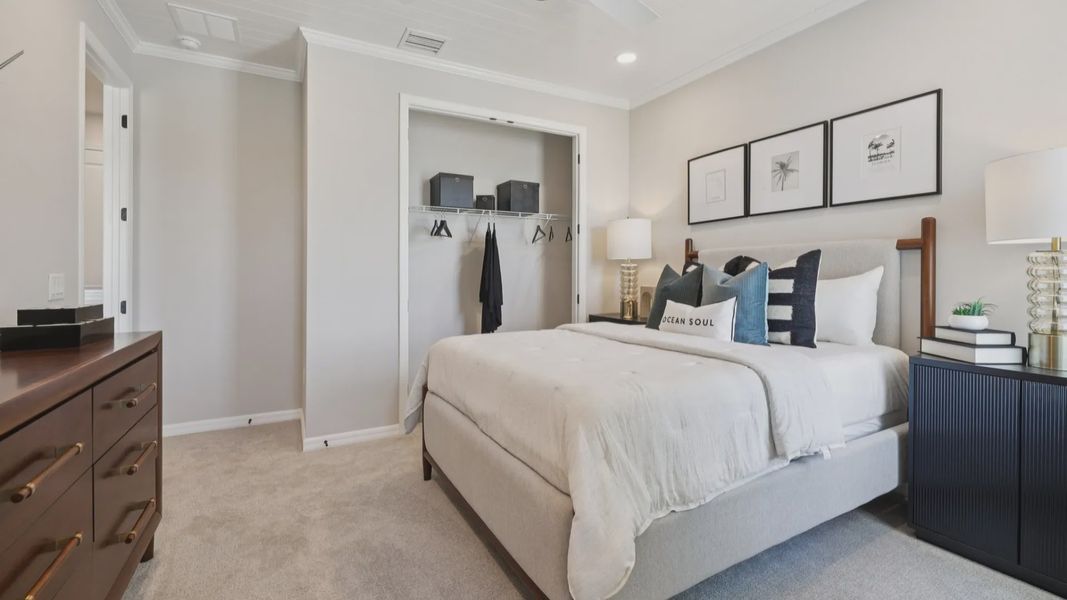 Furnished interior view inside a new home in Isla Mirada, San Antonio (Image 37).