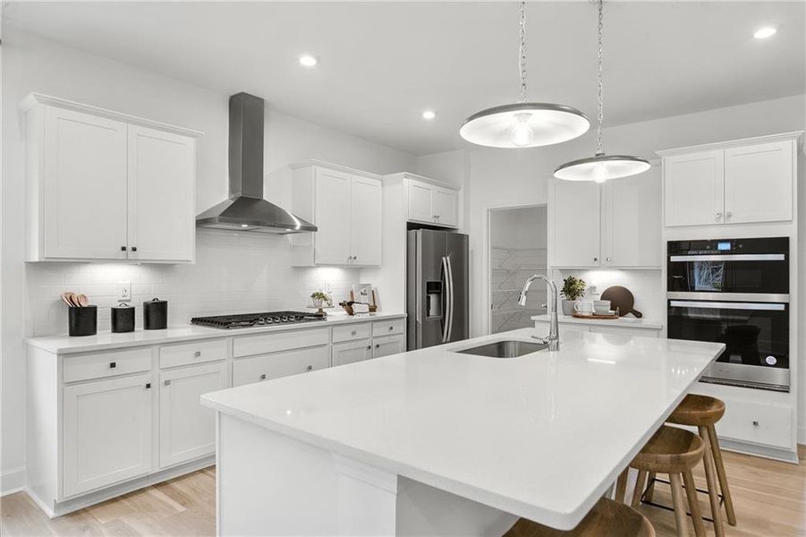 Furnished interior view inside a new home in Haverhill Estates, Dacula (Image 14).