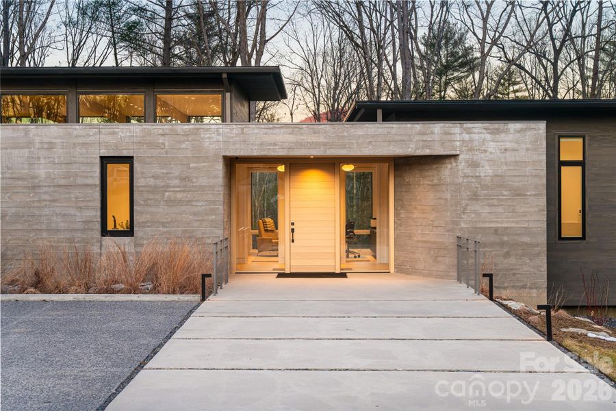 Exterior details and patio area of a home in , Asheville (Image 3).