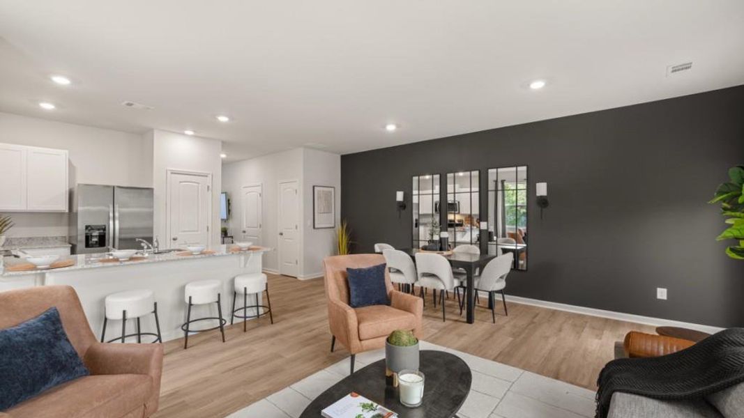 Furnished interior view inside a new home in Woodbury Park, South Fulton (Image 11).