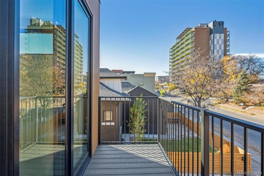 Exterior details and patio area of a home in , Denver (Image 3).