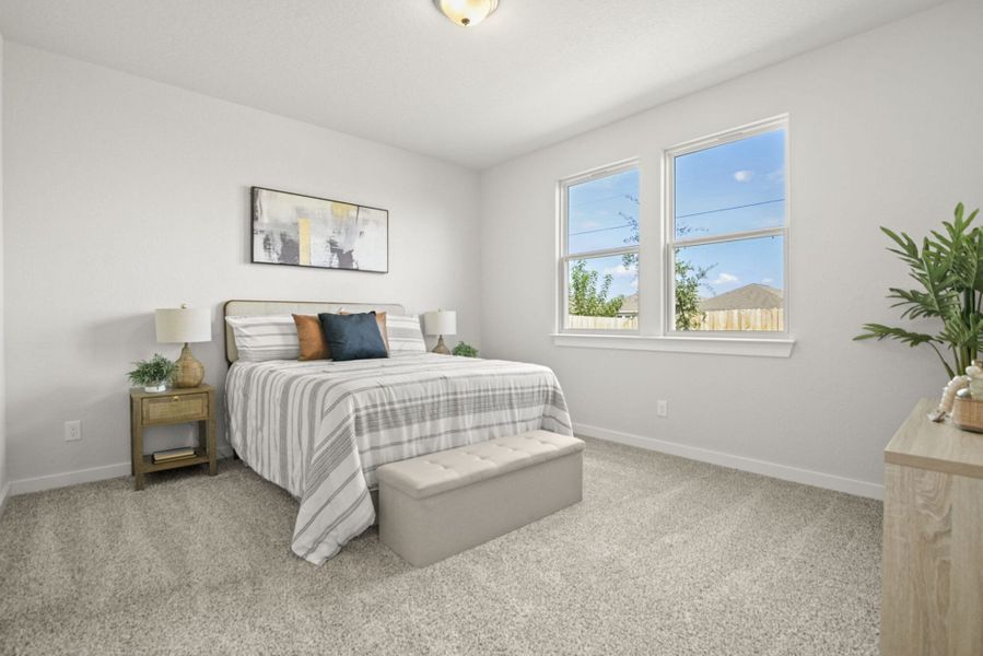 Furnished interior view inside a new home in Talley Fields, San Antonio (Image 17).