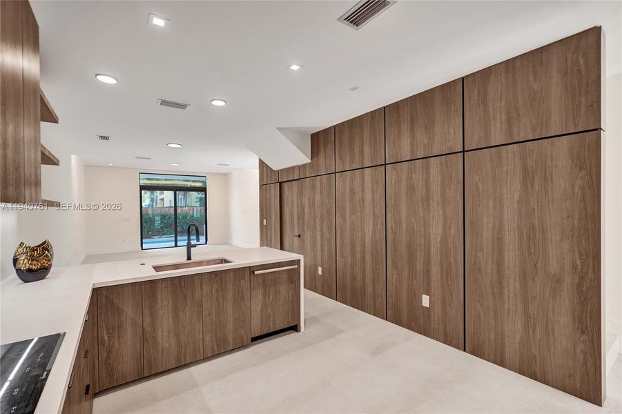 Furnished interior view inside a new home in , Miami (Image 19).