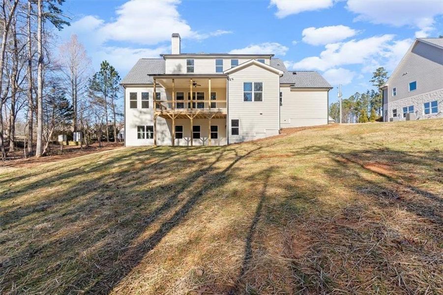 Exterior details and patio area of a home in , Waleska (Image 30).