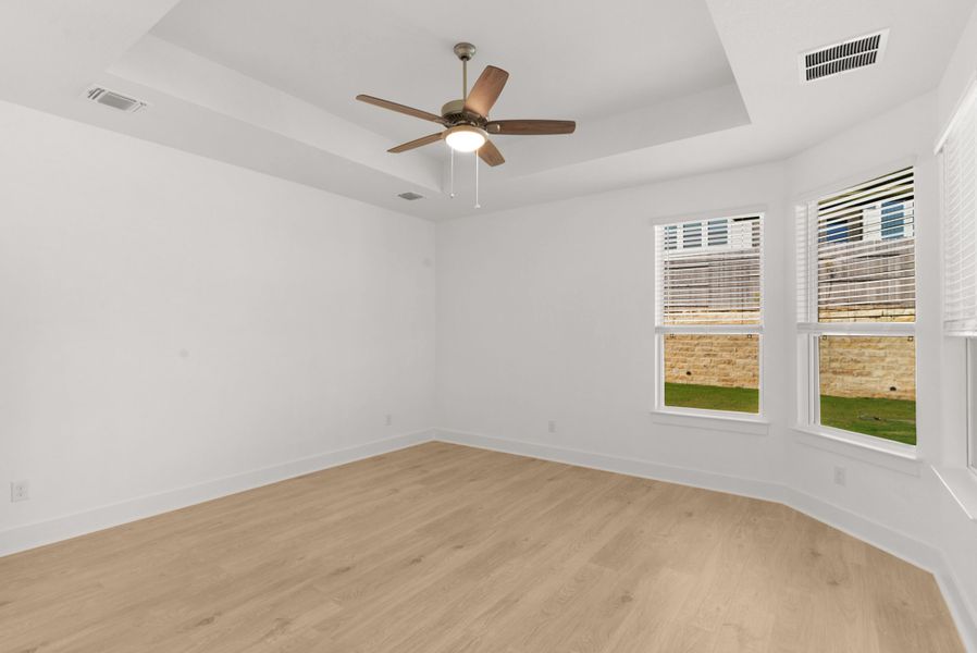 Spacious, unfurnished interior of a new home in The Grove at Blackhawk, Pflugerville (Image 15). Spacious, unfurnished interior of a new home in The Grove at Blackhawk, Pflugerville (Image 15).