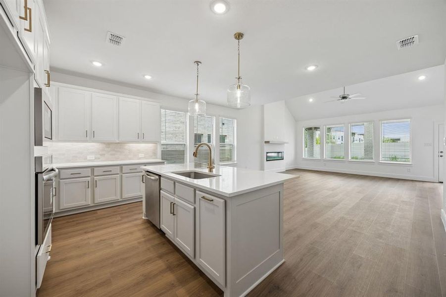 Furnished interior view inside a new home in , McKinney (Image 9).