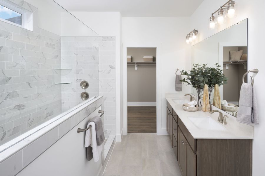 Representative furnished interior of a home built from the Appalachian by Mattamy Homes in Bloom, Fuquay Varina (Image 12).
