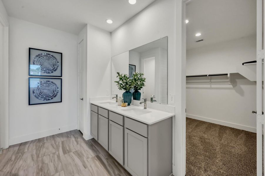 Primary Bath and Closet