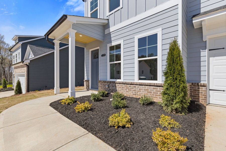 Representative exterior photo of a completed home built from the Stafford by Crawford Creek Communities in Red Bird Manor, Jefferson, GA (Image 25).