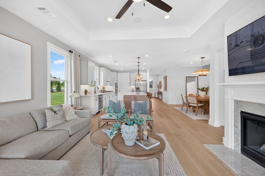 Representative furnished interior of a home built from the Mainstay by Pulte Homes in Everhour, Newnan (Image 42).