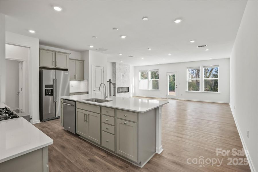 Furnished interior view inside a new home in Galloway Towns, Charlotte (Image 6). Furnished interior view inside a new home in Galloway Towns, Charlotte (Image 6).