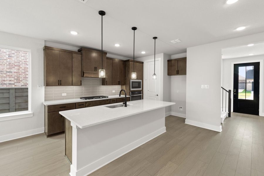 Furnished interior view inside a new home in Garden Collection at Union Park, Little Elm (Image 4).