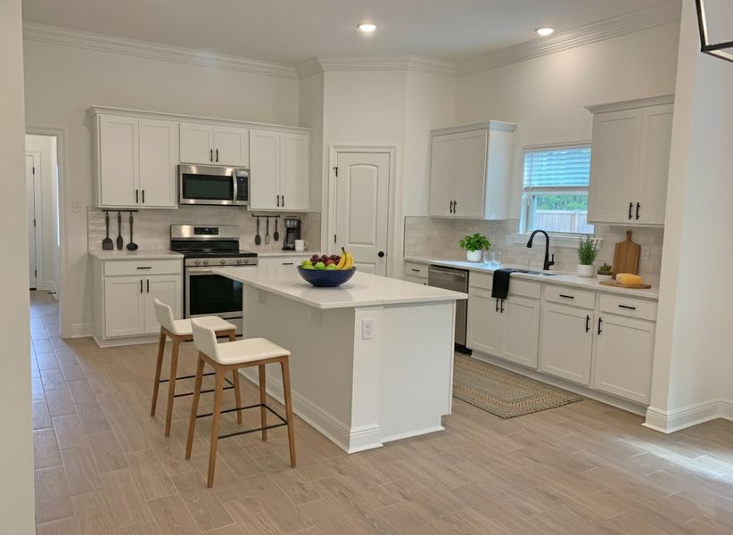 Furnished interior view inside a new home in Sentinel Ridge, Pace (Image 4).
