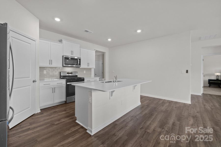 Furnished interior view inside a new home in Secrest Commons, Monroe (Image 16).