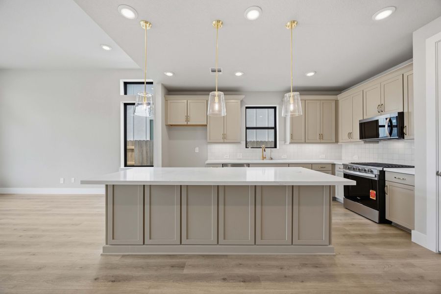 Furnished interior view inside a new home in Elyson, Katy (Image 6).