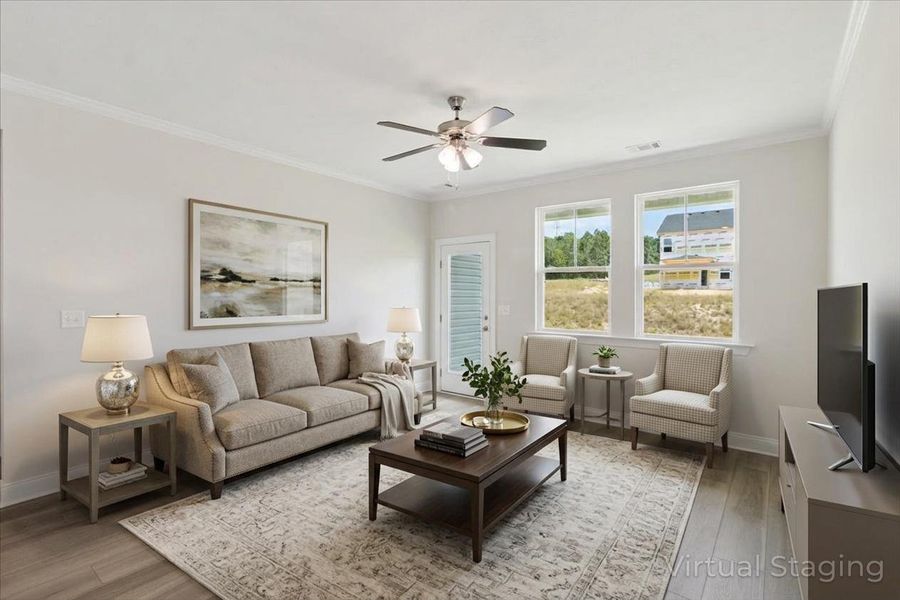 Furnished interior view inside a new home in Windsor, North Augusta (Image 11).