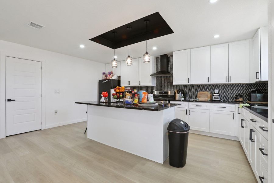 Furnished interior view inside a new home in , Dale (Image 8).