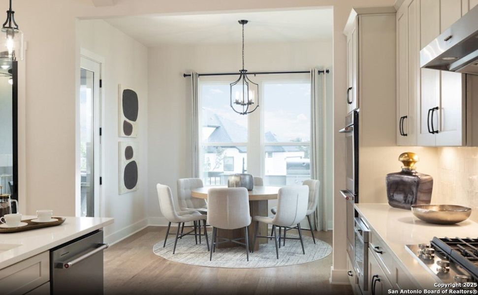 Furnished interior view inside a new home in Highland Estates, San Antonio (Image 4). Furnished interior view inside a new home in Highland Estates, San Antonio (Image 4).