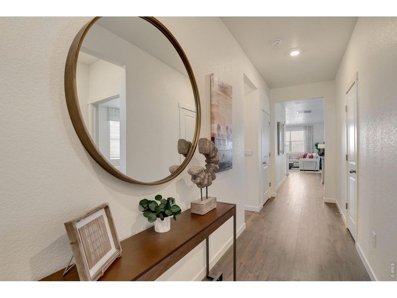 Furnished interior view inside a new home in Fossil Creek Ranch, Windsor (Image 8).