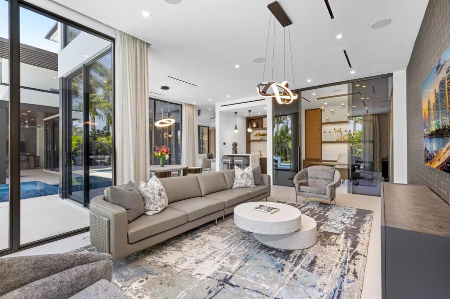 Furnished interior view inside a new home in , Boca Raton (Image 28).