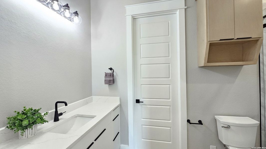 Furnished interior view inside a new home in , Adkins (Image 6).