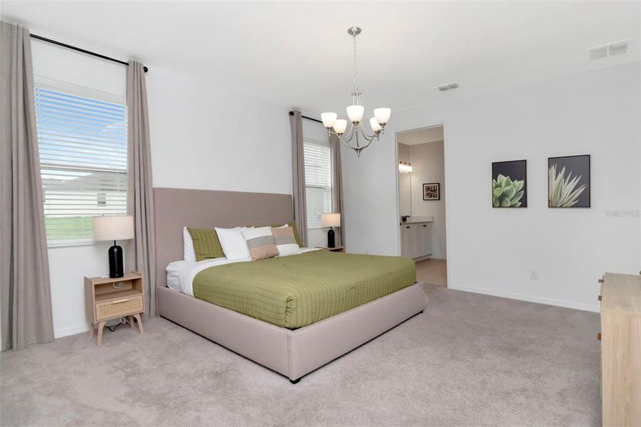 Furnished interior view inside a new home in , Davenport (Image 35).