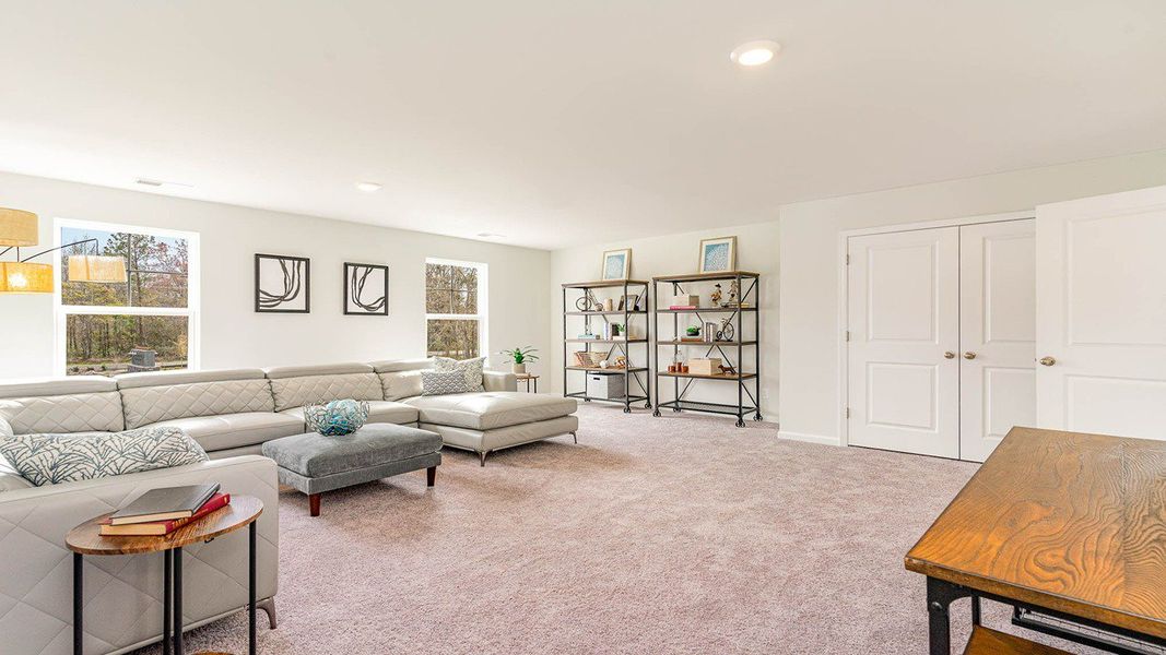 Furnished interior view inside a new home in Livingston Woods, Irmo (Image 30).