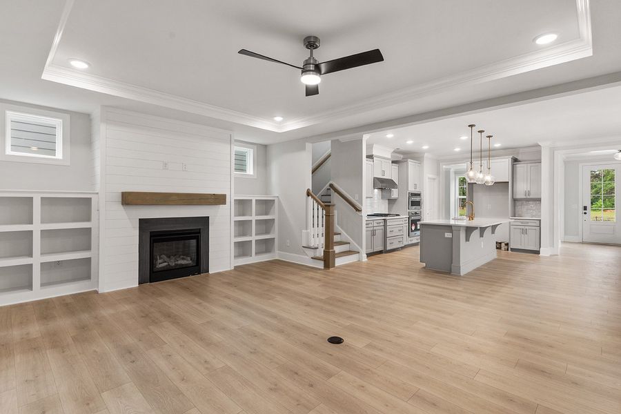 Representative furnished interior of a home built from the The Wisteria by RobuckHomes in East & Mason, Wilmington (Image 8).
